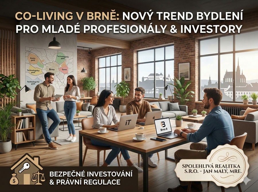 Co-living v Brně: Průvodce pro nájemce a investory 