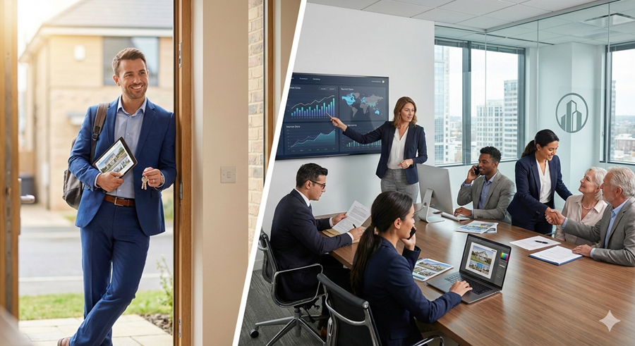 Rozdíl mezi realitkou a makléřem: Kdo je kdo a koho vlastně potřebujete?