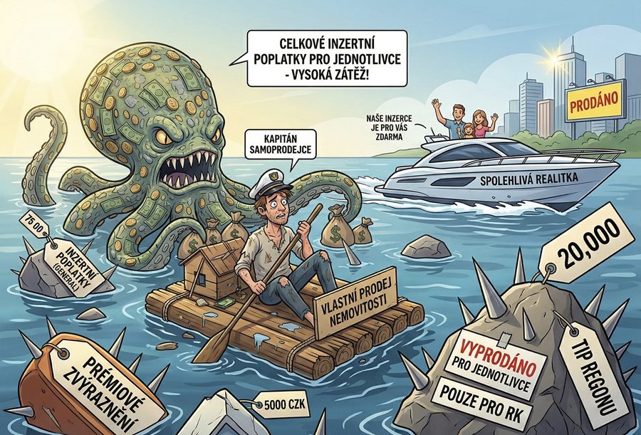 Kolik stojí inzerce nemovitosti v roce 2026? Průvodce cenami a pastmi „samoprodeje“